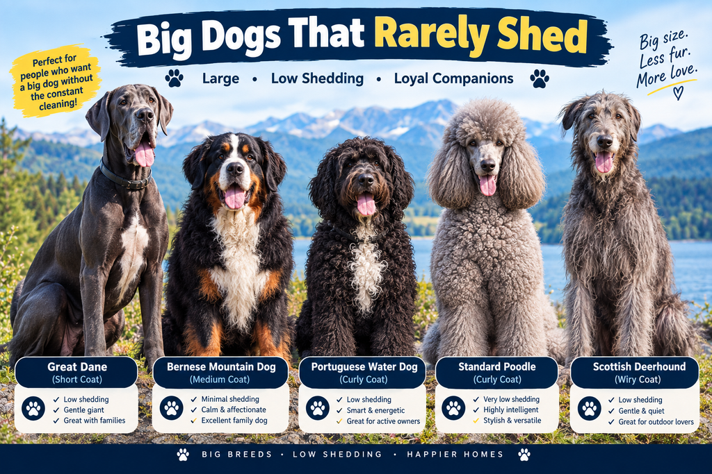 Big Dogs That Rarely Shed