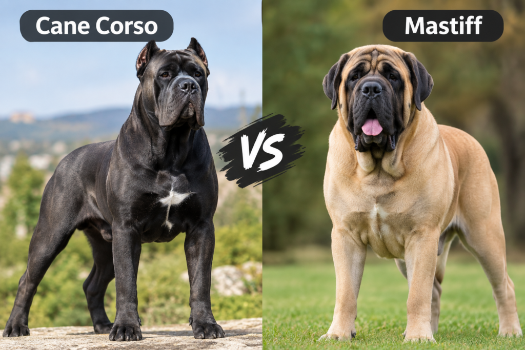 Cane Corso vs Mastiff