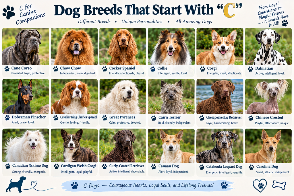 Dog Breeds That Start With C