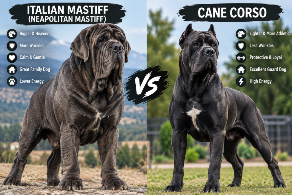 Italian Mastiff vs Cane Corso