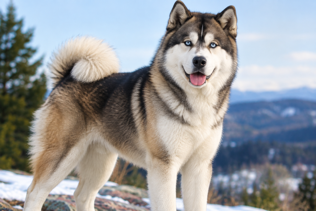Japanese Akita Husky Cross