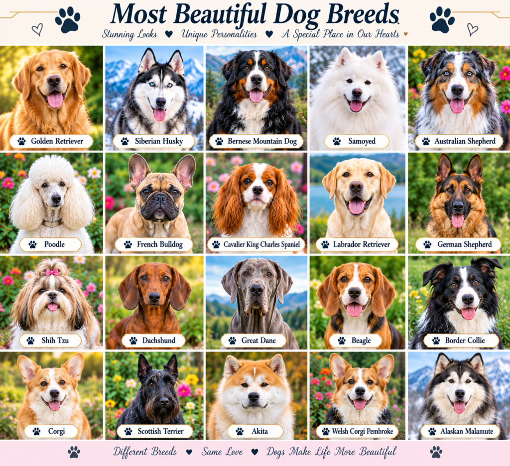 Most Beautiful Dog Breeds