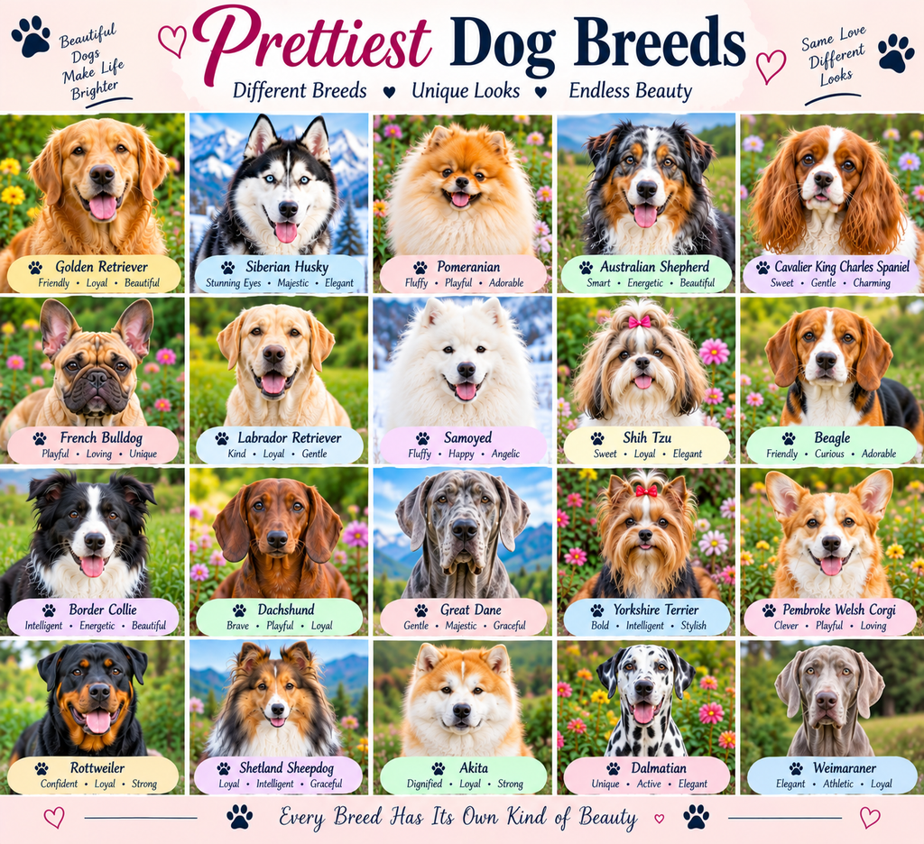 Prettiest Dog Breeds