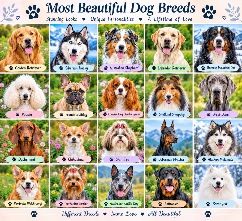 Most Beautiful Dog Breeds
